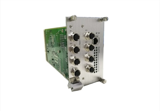 IREES3000-3016-8M12插卡式管理型信号板卡交换机工业车载交换机