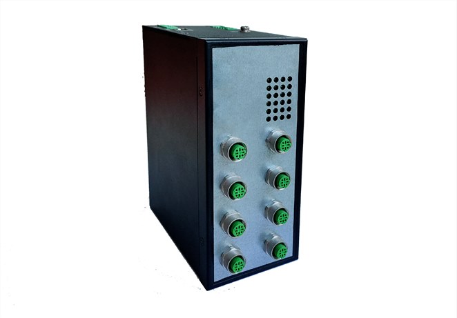 ISS2000-2008LP-8M12-8P-DC导轨式百兆网管车载交换机POE交换机